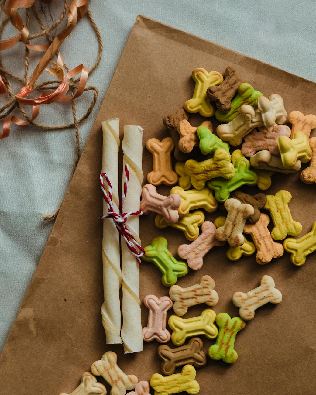 Assorted natural bone treats